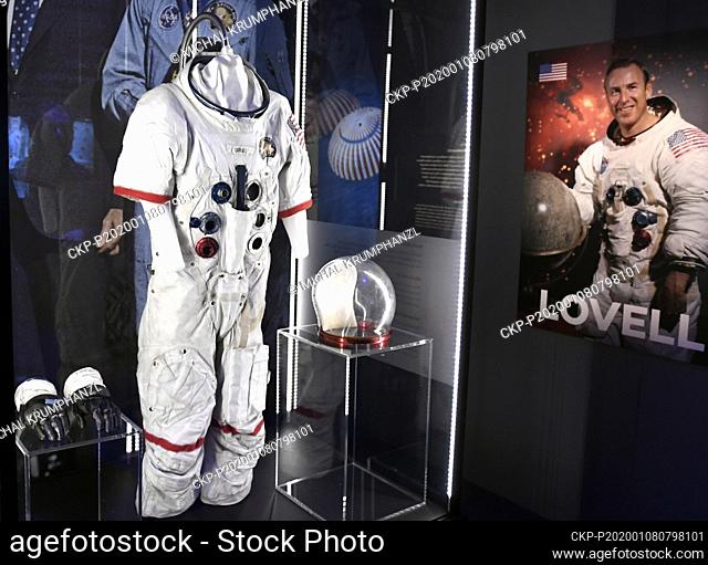 A part of tour travelling Cosmos Discovery World Exhibition is seen on January 8, 2019, in Prague, Czech Republic, during a journalistic tour