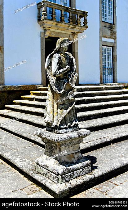 Skulptur, Mateuspalast, Palacio de Mateus, Mateus, Vila Real, Portugal / Sculpture, Mateus Palace, Palacio de Mateus, Mateus, Vila Real, Portugal
