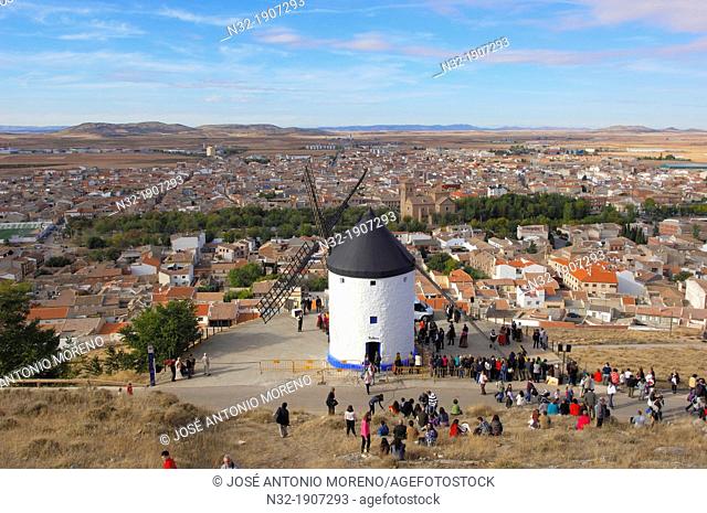 Windmill, Consuegra, Toledo province, Route of Don Quixote, Castilla-La Mancha, Spain