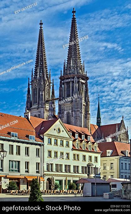St. Peter's Regensburg Cathedral is an example of pure German Gothic, Germany