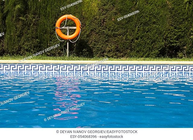 Buoy and swimming pool