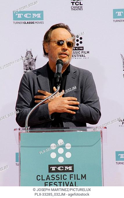 Billy Crystal at the Hand and Footprint Ceremony honoring father and son, Carl Reiner and Rob Reiner, held at the TCL Chinese Theatre in Hollywood, CA