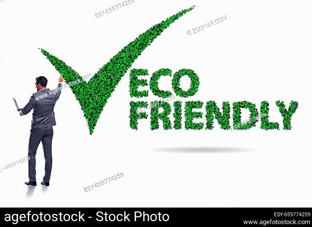 Eco friendly illustration in the ecology concept