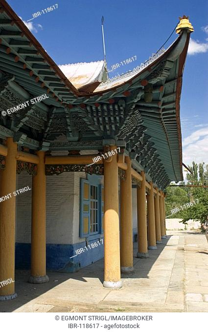 Dungan, dunganian mosque of Karakol, Tian Shan Mountains, Kyrgyzstan