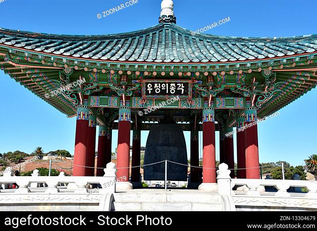 Korean Friendship Bell in San Pedro, California