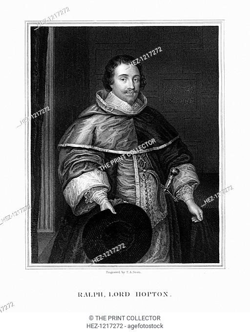 Sir Ralph, Lord Hopton, English soldier, (1827). Lord Hopton (1596-1652) was a Royalist commander in the First Civil War