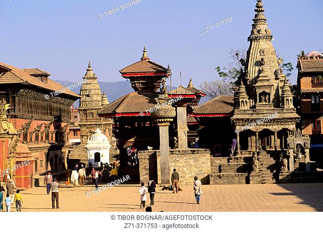 Durbar Square. Bhaktapur. Kathmandu valley, Nepal