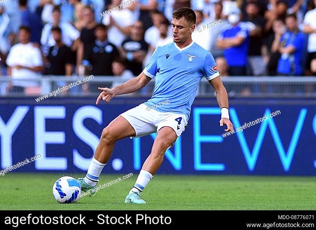 The player of Lazio Patric during the match Lazio-Spezia at Olympic Stadium. Rome (Italy), August 28th, 2021