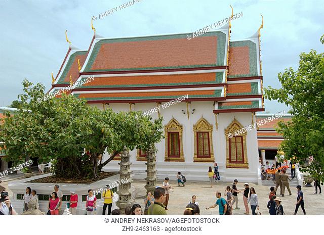 A Wat Phra Kaew Inner Compound Structure - Temple of the Emerald Buddha; full official name Wat Phra Si Rattana Satsadaram