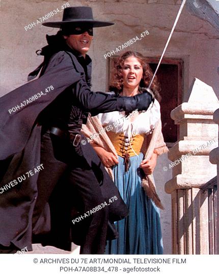 Zorro  Year: 1975 - Italy Alain Delon , Ottavia Piccolo  Director: Duccio Tessari Photo: Giorgio Garibaldi Schwarze. It is forbidden to reproduce the photograph...