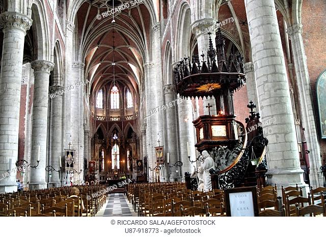 Belgium, Flanders, Ghent, St. Michael's Church