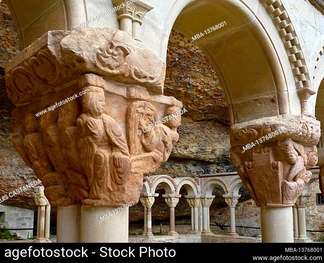The monastery of San Juan de la Pena is located at the south-west of Jaca, in Huesca, Spain, It was one of the most important monasteries in Aragon in the...