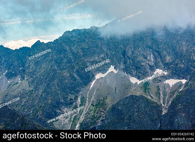 Tatra Mountain view from path Kasprowy Wierch to Swinica mount, Poland