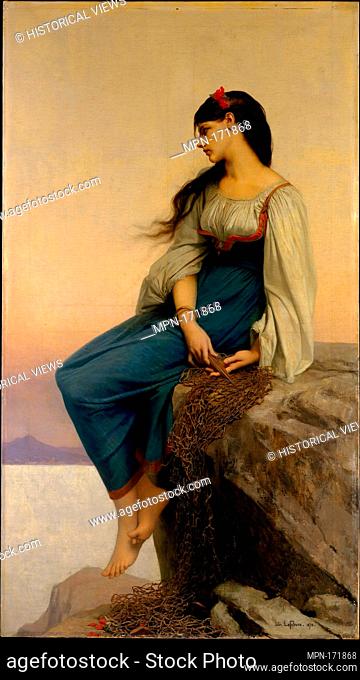Graziella. Artist: Jules-Joseph Lefebvre (French, Tournan 1836-1912 Paris); Date: 1878; Medium: Oil on canvas; Dimensions: 78 3/4 x 44 1/4 in