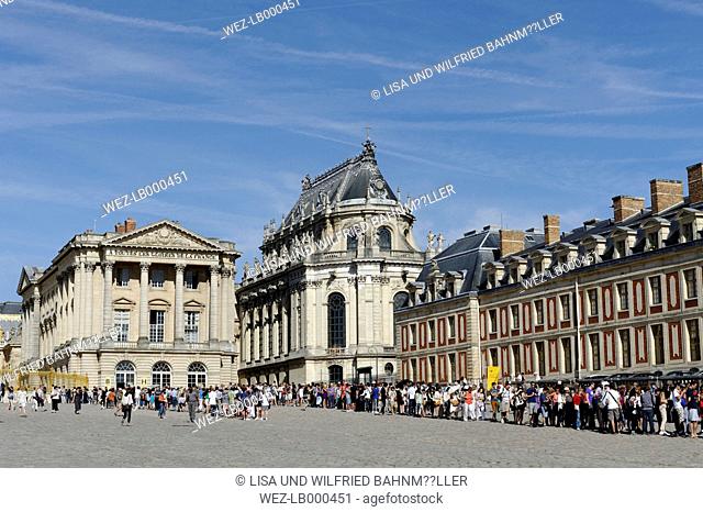France, Region ?Äle-de-France, Departement Yvelines, Palace of Chateau de Versailles, Castle Chapel