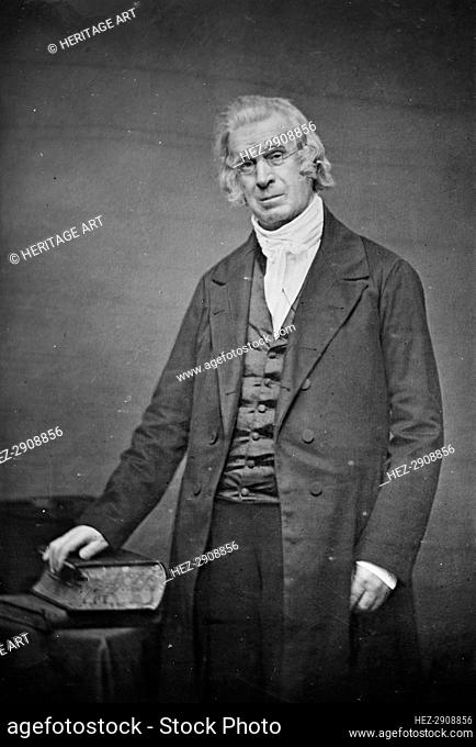 Rev. Nathan Bangs, between 1855 and 1865. Creator: Unknown