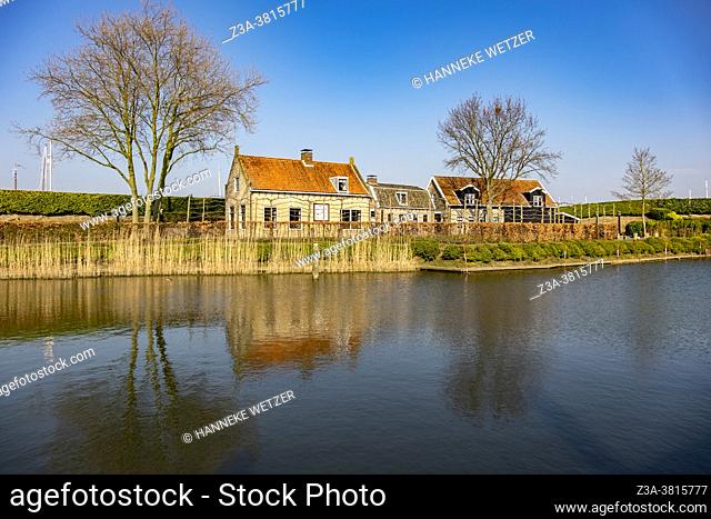 Houses in Willemstad, The Netherlands, Europe