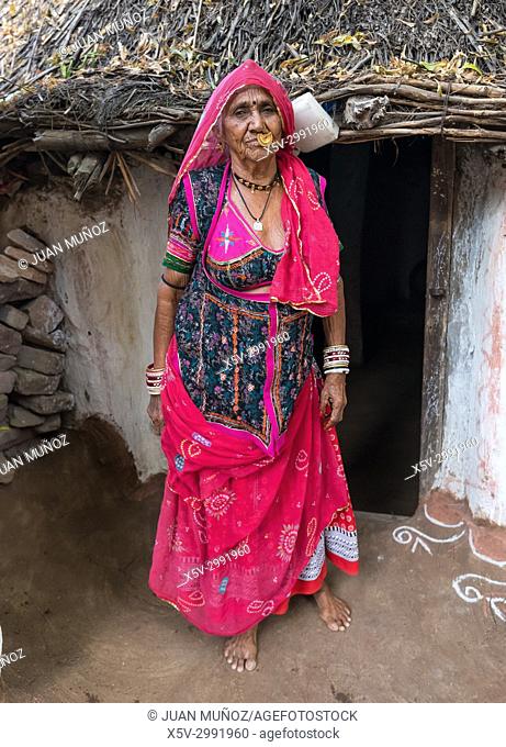 Old lady bishnoi, Jodphur, Rajhastan, India