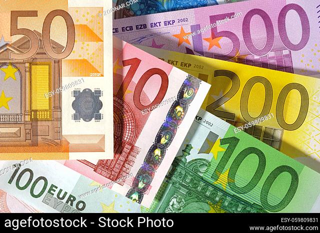 Euro Währung Geldscheine
