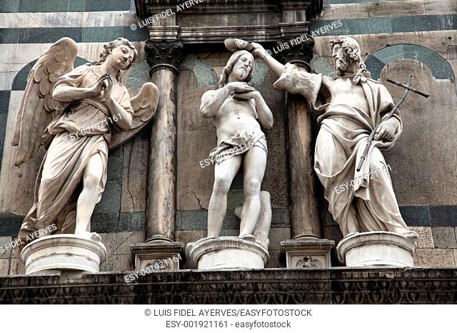 Facade of the Basilica di Santa Maria del Fiore, Tuscany, Florence, Italy