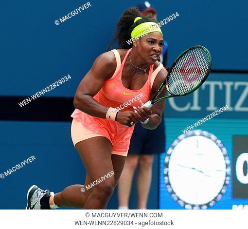 2015 US Open Tennis at the USTA Billie Jean King National Tennis Center - Day 3 Featuring: Serena Williams Where: New York City, New York