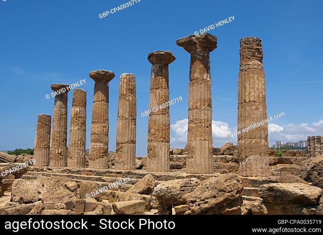 Agrigento was founded on a plateau overlooking the sea, with two nearby rivers, the Hypsas and the Akragas, and a ridge to the north offering a degree of...