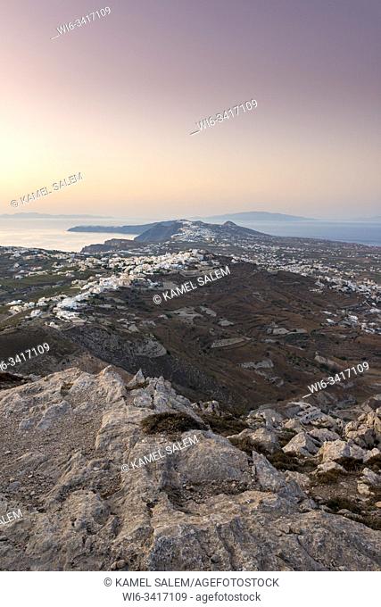 Santorini island, Cyclades, greece