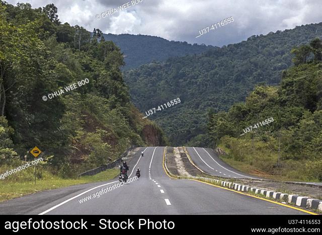 Aruk highway, West Kalimantan, Indonesia, Borneo. The Aruk highway is a major highway located in the West Kalimantan Province of Indonesia