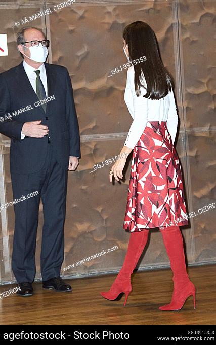 Queen Letizia of Spain attends UNICEF's 75th anniversary, Challenges for Children in the Post-COVID-19 Era at Caixa Forum on December 9, 2021 in Madrid, Spain