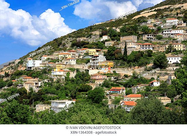 Vuno village, district Vlora Vlore, Albania
