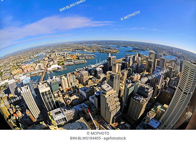 view over Sydney from Sydney Tower, Australia, Sydney