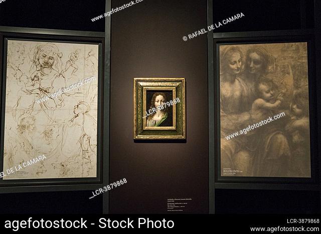 The Prado Museum today presented the Leonardo Da Vinci exhibition and the copy of the Mona Lisa Madrid