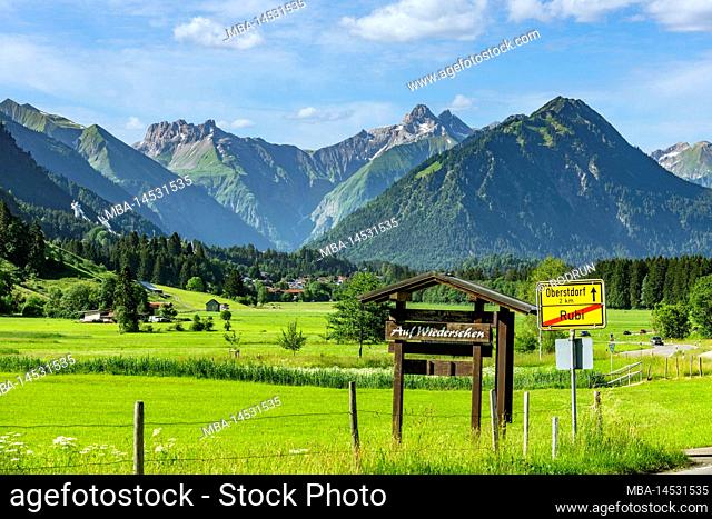 Allgäu Alps, landscape near Oberstdorf - Rubi