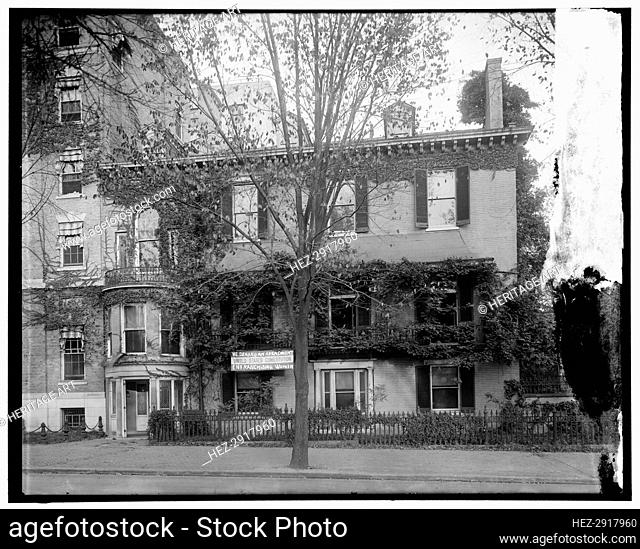 Women's suffrage, Cameron House, Headquarters, between 1910 and 1920. Creator: Harris & Ewing