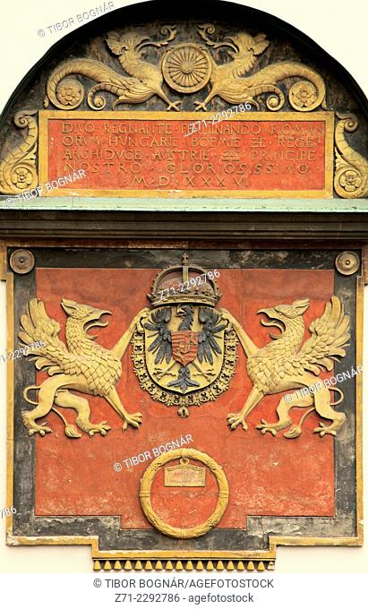 Austria, Vienna, Hofburg Palace, coat of arms