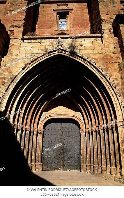 Ex-collegiate church of Santa Maria (15th century), Rubielos de Mora, Teruel province, Spain
