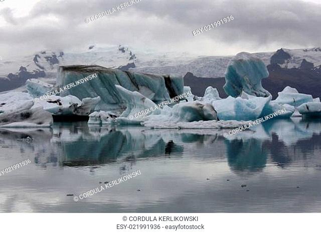 Gletscherlagune Jökulsárlón im Vatnajökull-Gebiet
