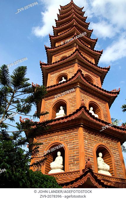 Tran Quoc Pagoda in Hanoi is the oldest pagoda in the city, originally constructed in the sixth century, making it more than 1400 years old