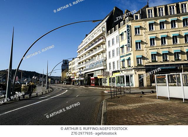 Quai de Caligny, Cherbourg-Octeville, Manche Department, Normandy, France, Europe