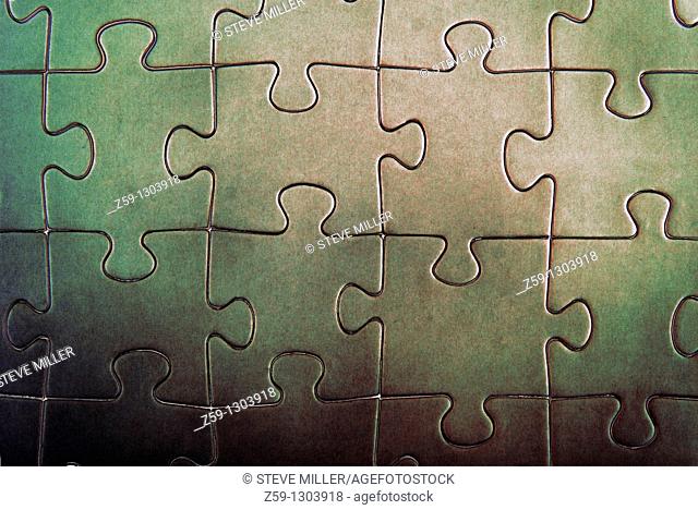 digital enhancement - parts of jigsaw - symbolism for existential orientation resp  education