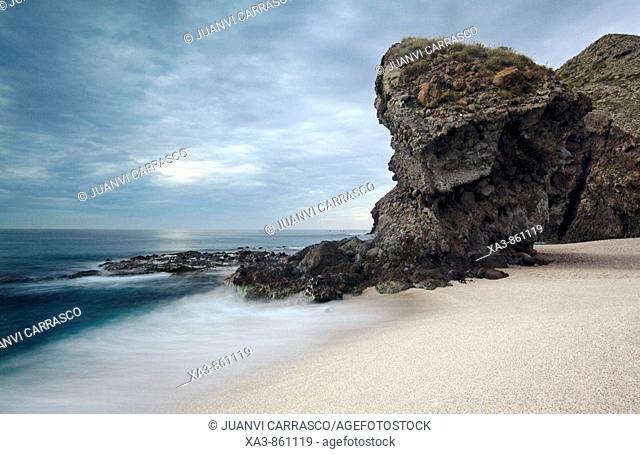 Los Muertos beach  Cabo de Gata-Nijar Biosphere Reserve, Almeria province, Andalucia, Spain