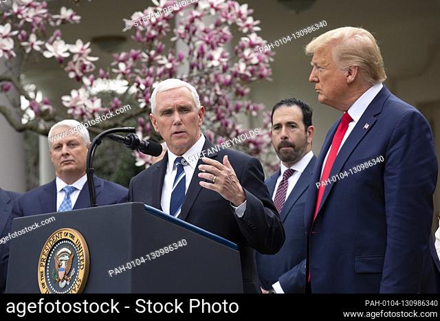 nited States Vice President Mike Pence, joined by United States President Donald J. Trump, members of the Coronavirus Task Force, and Industry Executives