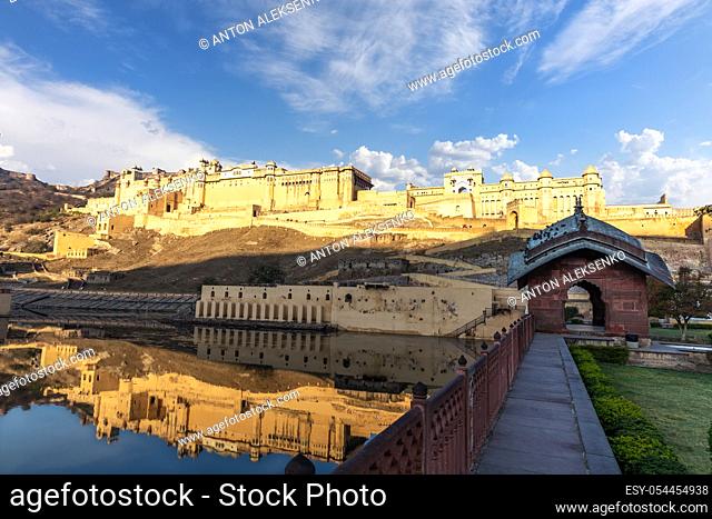 Amber Fort in Jaipur, famous landmark of India