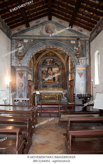 Church of San Rocco, Limone sul Garda, Lake Garda, Lombardy, Italy, Europe