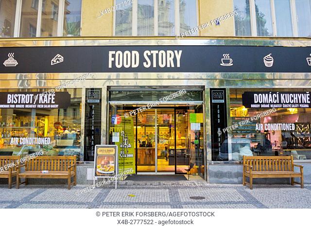 Food Story, food court style deli and restaurant, old town, Prague, Czech Republic