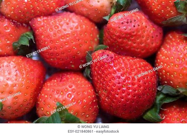 basket full of strawberries