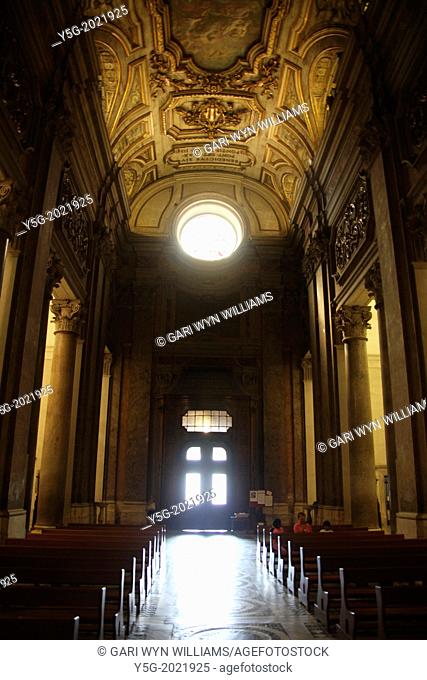 Basilica of the Holy Cross in Jerusalem in rome italy