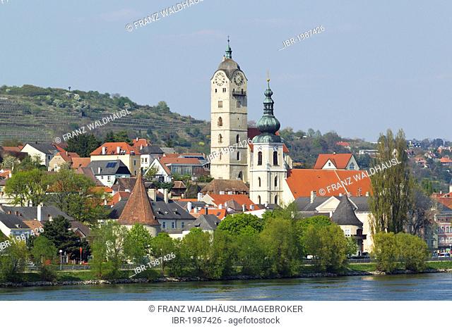 Krems an der Donau, Danube river, Wachau region, Lower Austria, Austria, Europe