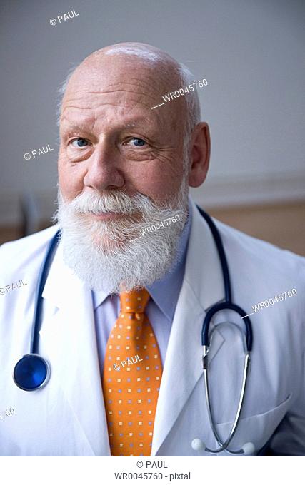 Portrait of male doctor smiling