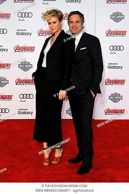 Marvel's ""Avengers: Age Of Ultron"" - Los Angeles Premiere Featuring: Mark Ruffalo, Sunrise Coigney Where: Hollywood, California